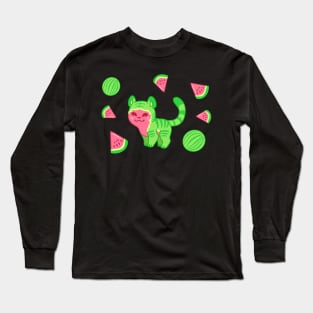 Watermelon Tiger Long Sleeve T-Shirt